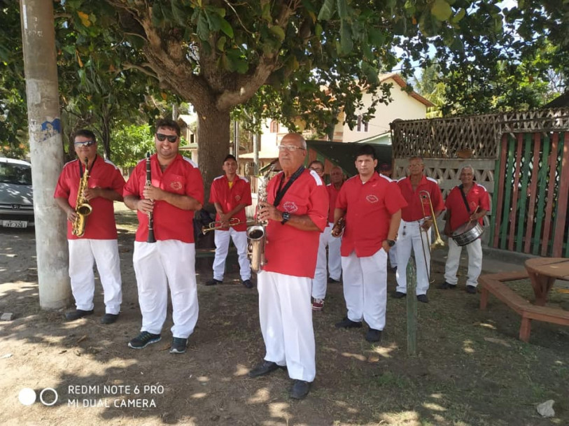 Músicos da lira costumam se apresentar durante a Festa de Santo Amaro