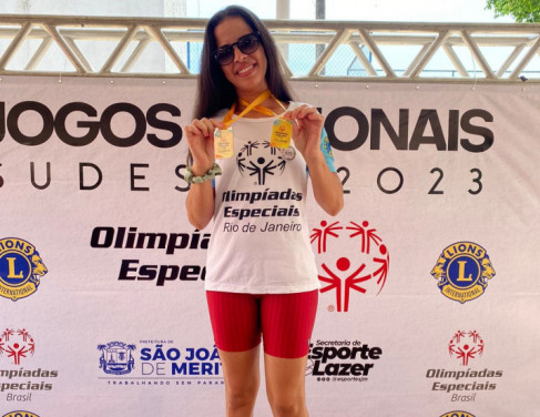 Atletas do Paraesporte conquistaram 12 medalhas nas Olimpadas Especiais (Foto: Divulgao/Ascom)