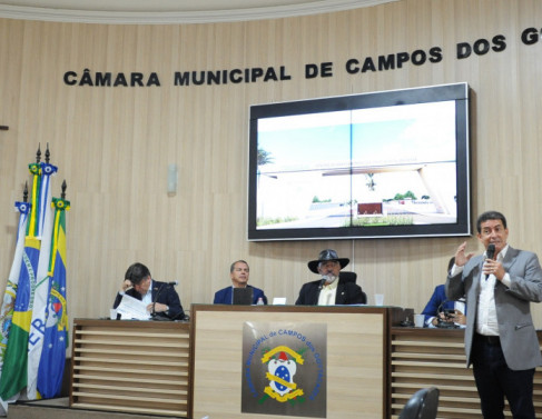 Projeto do Ceascam apresentado na Câmara (Foto: Genilson Pessanha) 