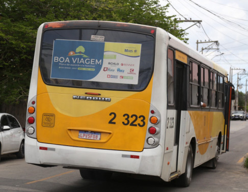 �nibus substitutos come�am a circular em Campos (Fotos: Genilson Pessanha) 