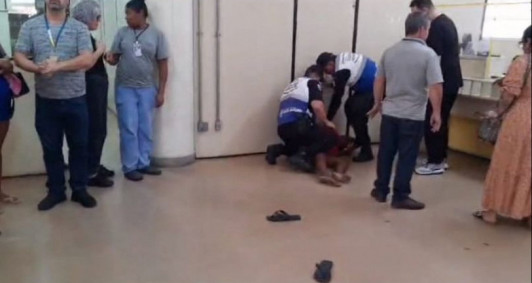 Confusão aconteceu na agência do Centro