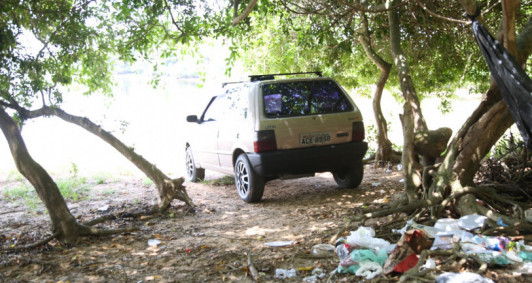 Lagoa de Cima e seus problemas cr�nicos (Foto: Genilson Pessanha) 