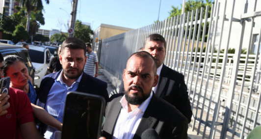 Marquinho Bacellar fala na saída da reunião com o MP e Wladimir 