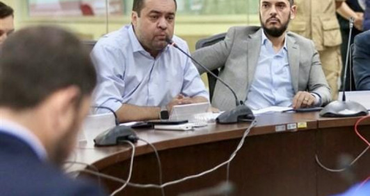 Castro e Bacellar juntos em reuni&atilde;o para tratar sobre chuva