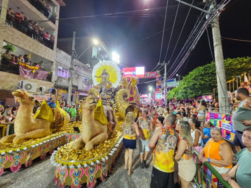 Congos desfilou com o enredo 'Malkia'