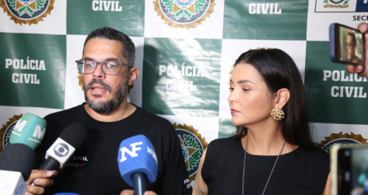 Delegados Thiago Viana e Madeleine Dykeman