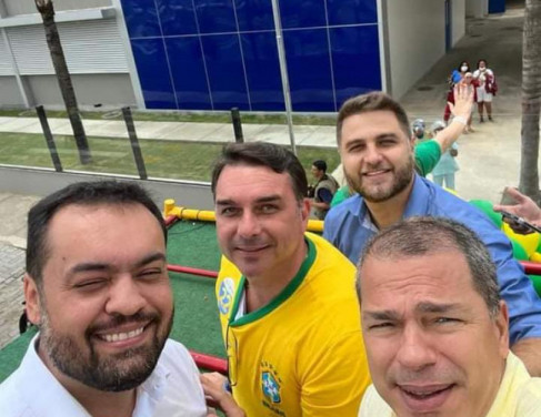 Wladimir em carreata de apoio a Bolsonaro em 2022