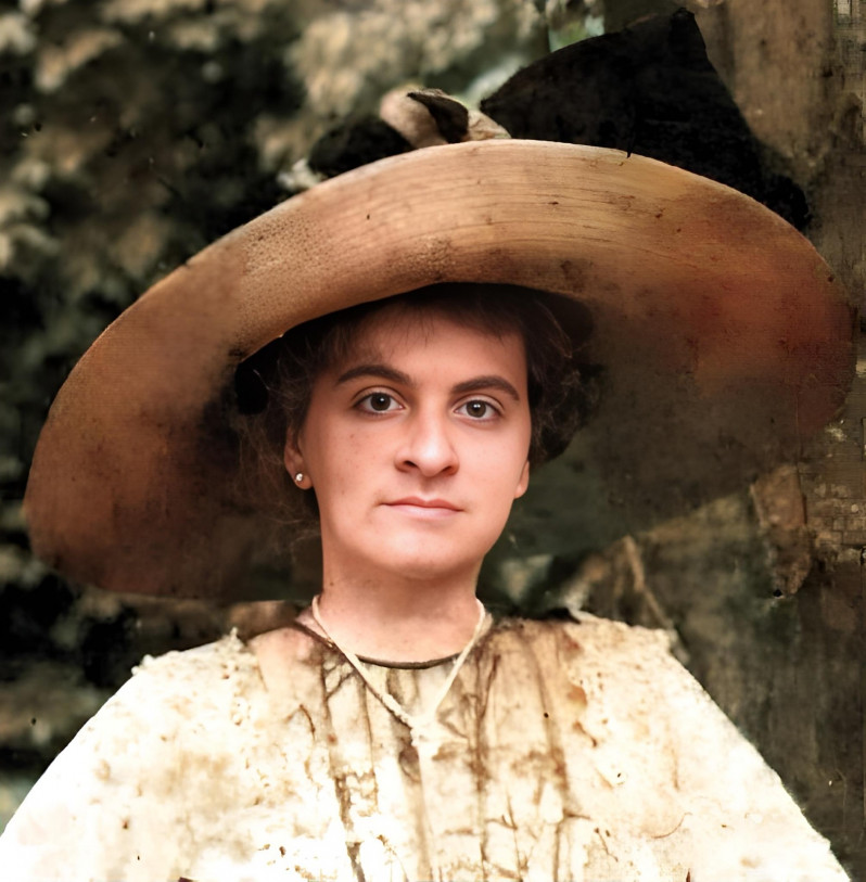 Imagem de Anita Peçanha otimizada com inteligência artificial