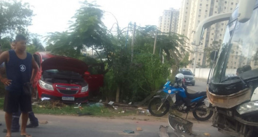 Acidente aconteceu no Pq. São Caetano
