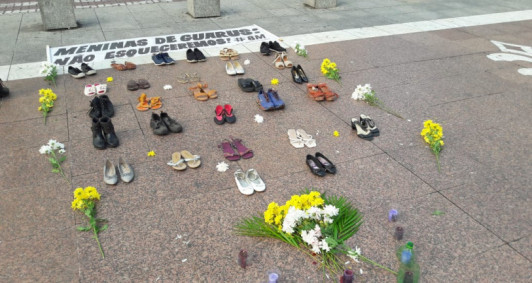 Ato pelo Dia Internacional da Mulher (Fotos: Rodrigo Silveira)
