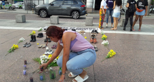 Ato pelo Dia Internacional da Mulher (Fotos: Rodrigo Silveira)