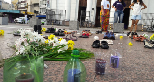 Ato pelo Dia Internacional da Mulher (Fotos: Rodrigo Silveira)