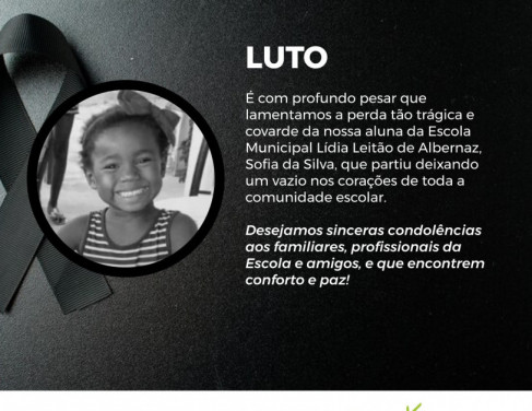 Educação divulgou nota de pesar