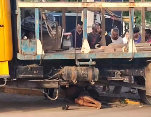 Homem foi levado para o HFM com ferimentos