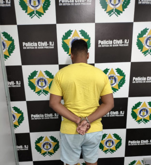 Homem foi preso no Parque Prazeres