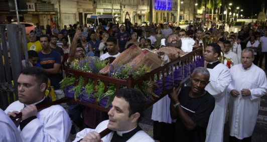 Procisso do Senhor Morto (Foto: Antnio Filho)