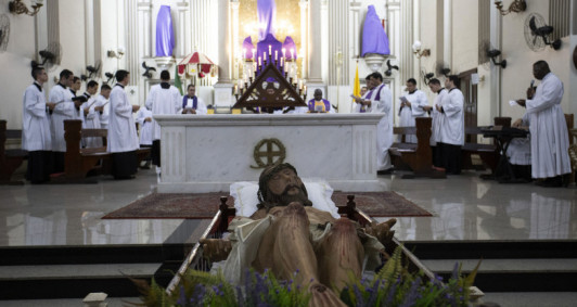 Procisso do Senhor Morto (Foto: Antnio Filho)