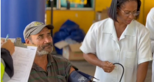 Caminhoneiros foram atendidos com serviços de saúde 