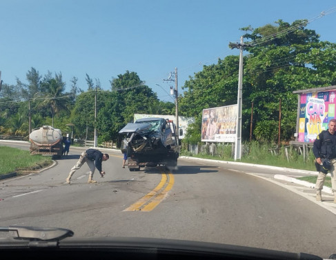 Acidente aconteceu no trevo de Grussaí 