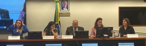 Cláudia Boechat na Câmara dos Deputados