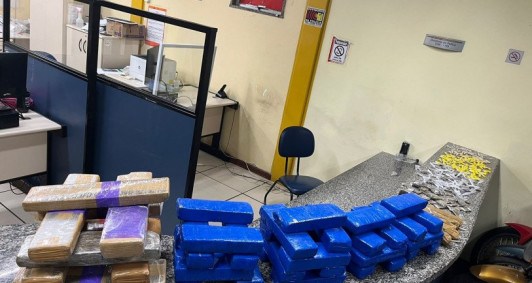 Apreensão de drogas em SFI - Foto: Divulgação PM 