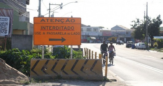 Passarela de Donana até hoje não foi reconstruída - Foto: Rodrigo Silveira 