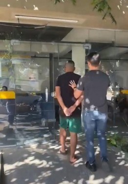 Ele foi preso em flagrante pelo crime de lesão corporal - Foto: Divulgação