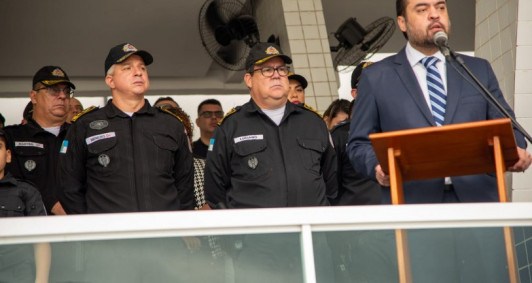 O governador Cláudio Castro participou da cerimônia