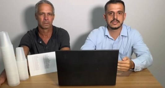 Danilo Barreto fala ao lado do pr&eacute;-candidato a vice S&eacute;rgio Sena