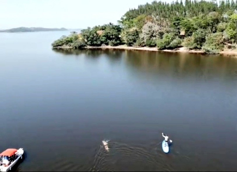 Balneário sedia desafios de maratonas aquáticas