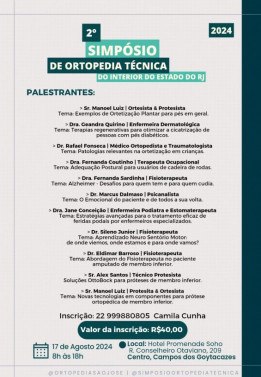 Programação do 2º Simpósio