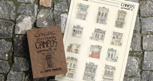 Olhar de artista pelas casas do Centro Histórico de Campos