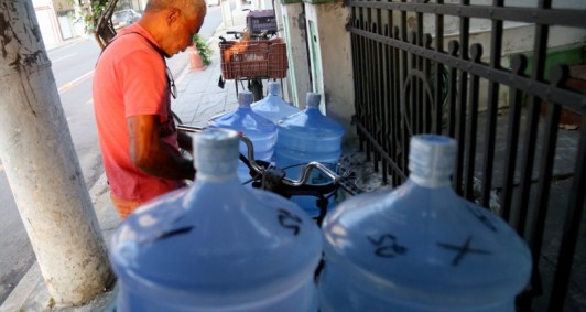 Venda de �gua mineral aumentou nas �ltimas semanas