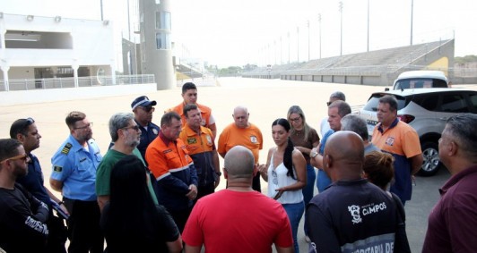 Visita tecnica e limpeza no CEPOP