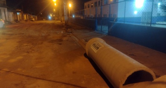 Operário fica soterrado em obra do Bairro Legal 