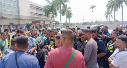 Ato dos motoboys; Foto: Associa&ccedil;&atilde;o dos Motoboys