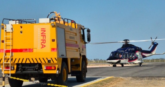 Heliporto de Farol de S&atilde;o Thom&eacute; 