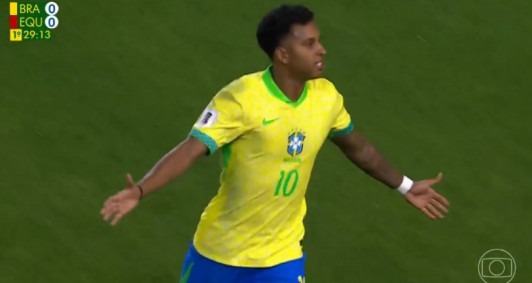 Rodrygo marcou o gol da partida 