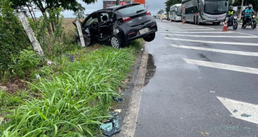 Colisão aconteceu na tarde desta segunda feira na BR 101