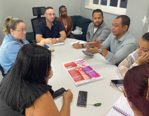 Equipes da Fundação Municipal de Saúde (FMS) e do Hemocentro Regional de Campos (HRC)