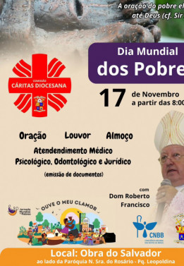 Programa&ccedil;&atilde;o da Diocese de Campos para o Dia Mundial dos Pobres 