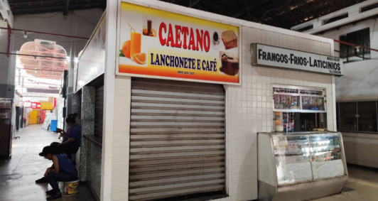 Lojas no Mercado não funcionaram por falta de luz 