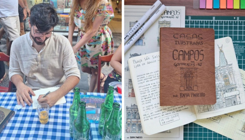 Evento aconteceu no &uacute;ltimo s&aacute;bado, na Livraria Folha Seca