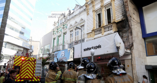 Inc�ndio aconteceu na tarde desta sexta