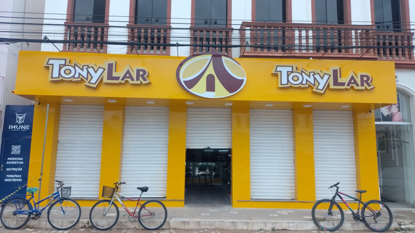 A loja um dia antes da inauguração