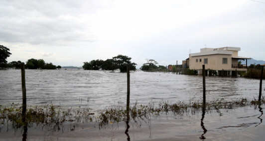 Cheia em Lagoa de Cima 
