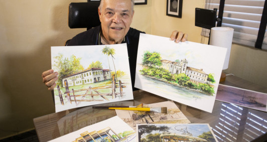 Artista plástico José Antônio Ferraiuoli