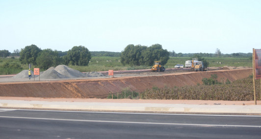 Acessos � Ponte da Integra��o. Fotos: (Rodrigo Silveira)