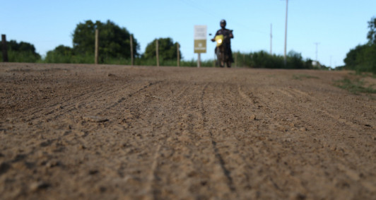 Acessos � Ponte da Integra��o. Fotos: (Rodrigo Silveira)