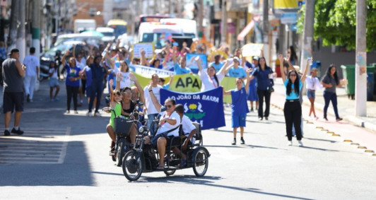 Dia Mundial de Conscientizao do Autismo  lembrado com caminhada em SJB
